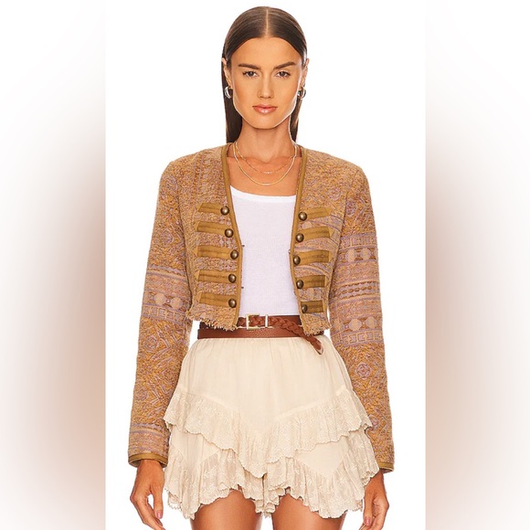 NEW FREE PEOPLE JULIETTE CROPPED JACKET - Picture 1 of 6